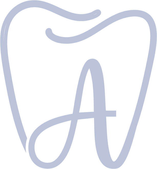 Purple tooth symbol